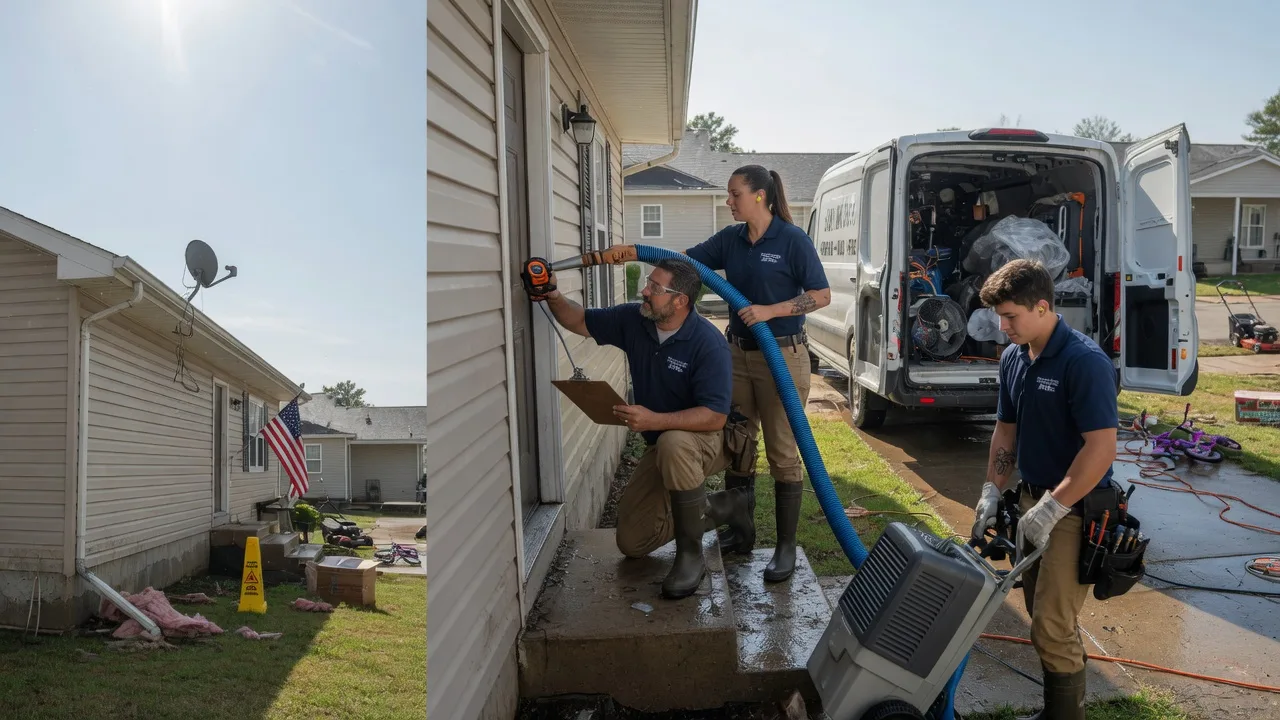 Ceiling Water Damage Restoration in Grambling, LA near me